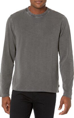 Men's David Quilted Long-Sleeve Crewneck Tee