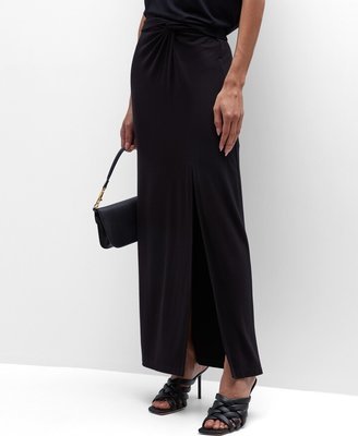 pinkfilosofy Marte Twist-Front Maxi Skirt