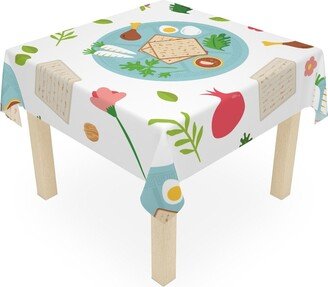 Passover Decor Tablecloth -Yom Tov -Jewish - Pesach, Sedar Plate Decor, Matzah, Jewish Holidays Made in Us