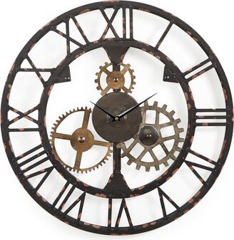 Metal Cogsworth Clock