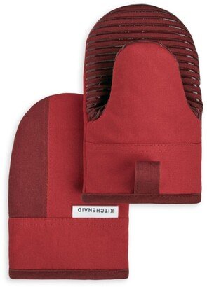 Beacon Mini 2-Pc. Oven Mitt Set - Passion Red/bordeaux