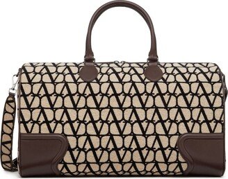 Toile Iconographe leather-trim holdall