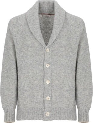 Buttoned Knit Cardigan-AA