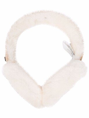 Two-Tone Shearling Earmuffs