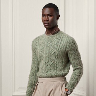 Ralph Lauren Cable-Knit Cashmere Sweater-AO