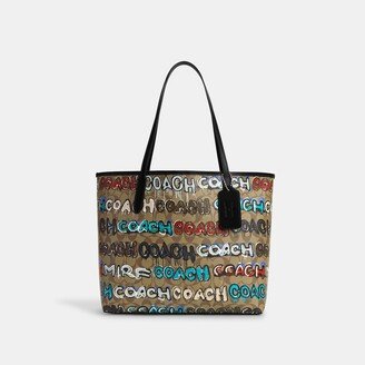 Coach X Mint + Serf City Tote In Signature Canvas