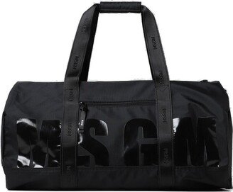 Logo-Printed Zipped Holdall Bag-AA