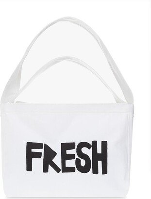 Slogan Printed Shopping Bag