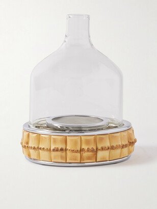 Stainless Steel, Bamboo and Glass Wine Filter