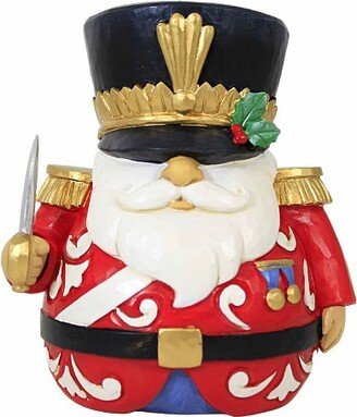 Jim Shore Nutcracker Sweet - One Figurine 5.0 Inches - Toy Soldier Gnome Christmas - 6012953 - Resin - Red