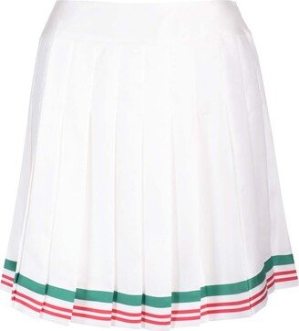 Casa Way Pleated Mini Tennis Skirt-AA