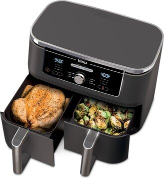 Foodi DZ401 6-in-1 10-qt. Xl 2-Basket Air Fryer with DualZone Technology- Air Fry, Broil, Roast, Dehydrate, Reheat and Bake, Family Sized - Blac