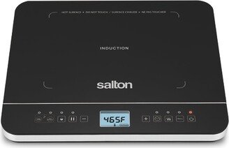 Induction Cooktop with Temperature Probe Black