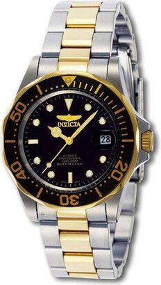 Men's Invicta Pro Diver Automatic Two-Tone Watch with Black Dial (Model: 8927C)