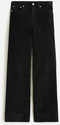 Petite wide-leg corduroy trouser