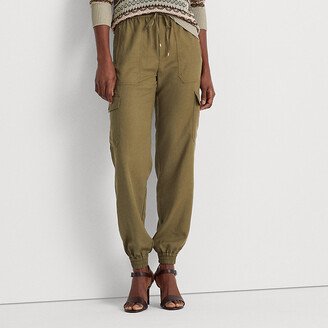 Ralph Lauren Twill Cargo Ankle Pant