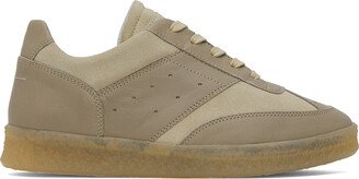 Beige Court Sneakers