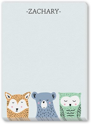 Notepads: Wildly Noted 5X7 Notepad, Blue, Matte