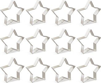 1 Dozen 12 Large 4.5'' Star Cookie Cutter Metal Freshies