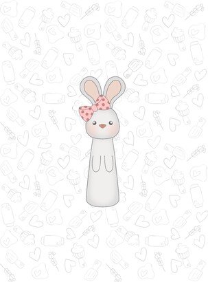 Tall Rabbit Bow 2022 Cookie Cutter