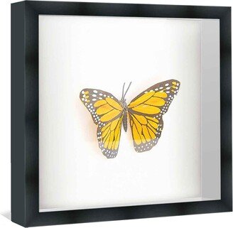 CustomPictureFrames.com 24x24 Shadow Box Frame Black | 2 inches Deep Real Wood Contemporary