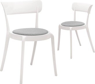 CangLong Armless Bistro Dining Chair-Set of 2