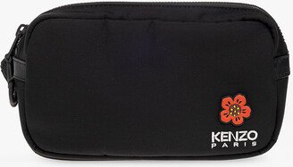 Belt Bag With Logo - Black-AL