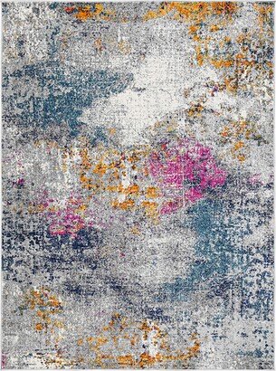 Montana Lizette 5'3 x 7'6 Area Rug - Blue, Pink