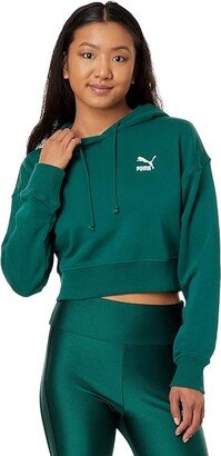 Classics Cropped Hoodie (Malachite) Women's Sweatshirt