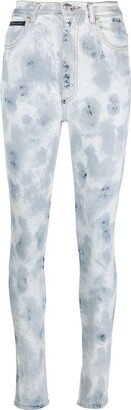 High-Waisted Tie-Dye Jeggings