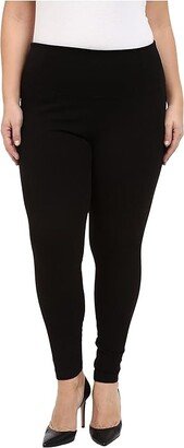 Plus Size Denim Leggings (Black) Women's Casual Pants