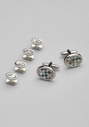 Men's Mother of Pearl Stud Set