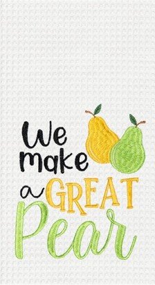 Make A Great Pear Kitchen Towel