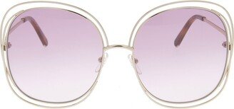 Oversized Round Frame Sunglasses