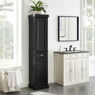 Seaside Tall Linen Cabinet-AA