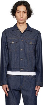 K.NGSLEY Indigo Cropped Denim Jacket