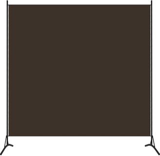 1-Panel Room Divider Brown 68.9x70.9