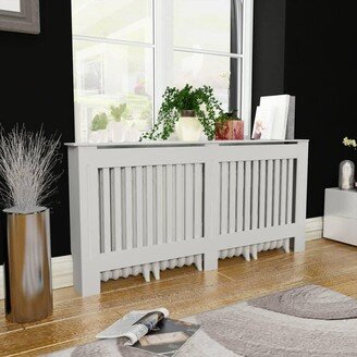 Radiator Cover White MDF 67.7