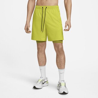 Men's Unlimited Dri-FIT 7 2-in-1 Versatile Shorts in Green