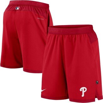 Men's Red Philadelphia Phillies Authentic Collection Flex Vent Performance Shorts