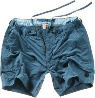 Men Drawstring Paddle Short In Bright Cadet