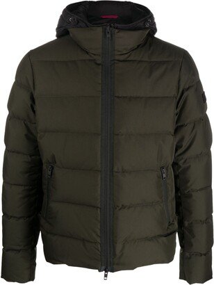 Zip-Up Padded Hooded Jacket