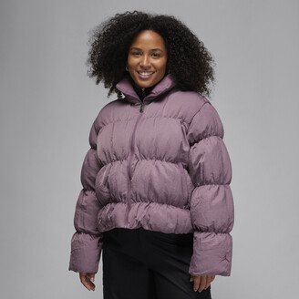 Women's Puffer Jacket in Purple