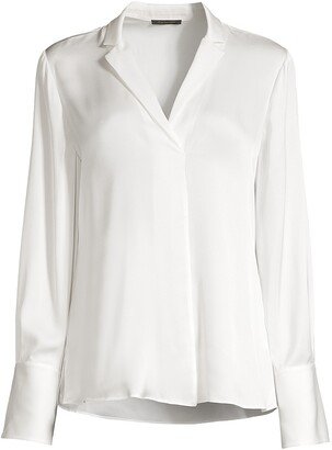 Rebekah Stretch-Silk Blouse