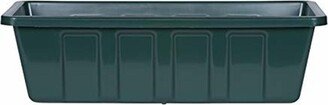 Novelty Mnftg. Polypropylene Flower Box Planter/Liner, Hunter Green, 18 inches