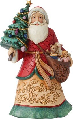 Jim Shore Santa with Tree and Toybag Figurine