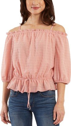 Juniors' Off-The-Shoulder Top