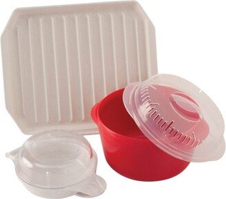 Microwave Safe Breakfast Set - White