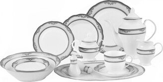 Victoria 57-Pc. Dinnerware Set, Service for 8