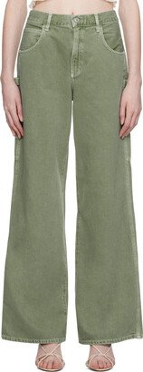 Green Magda Jeans-AA